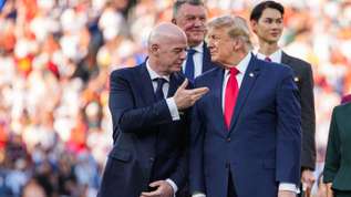 President Trump And First Lady Attend FIFA World Cup Final In New Jersey