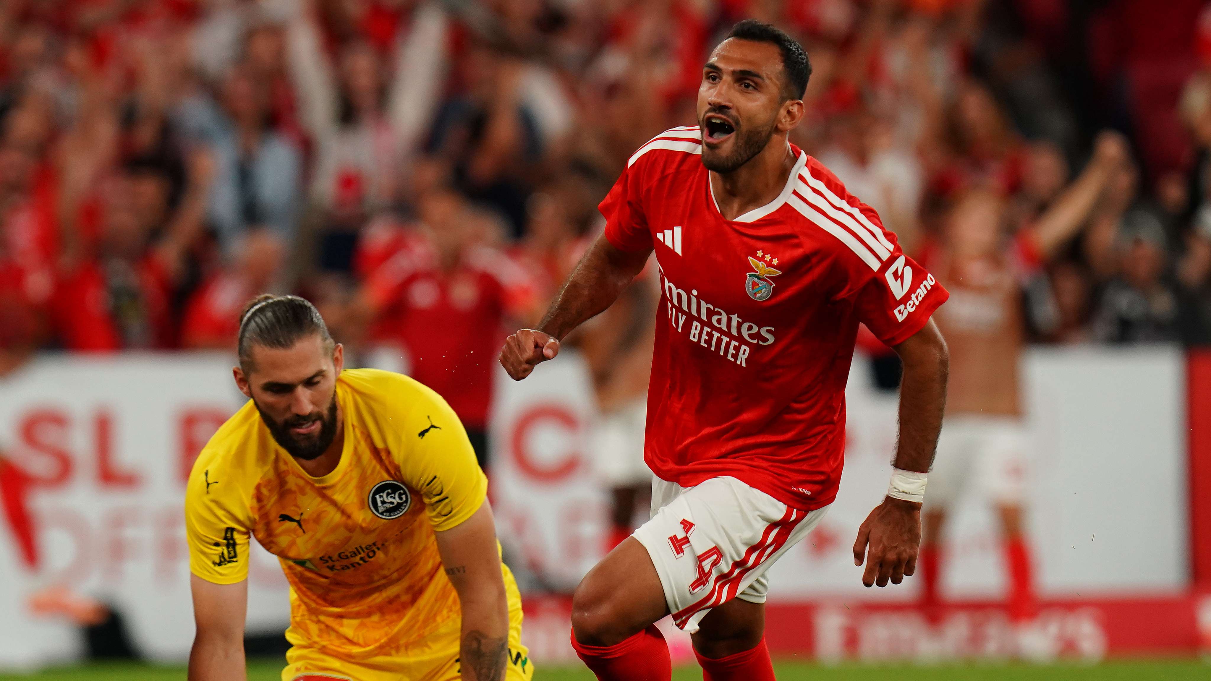 SL Benfica v St. Gallen - UEFA Europa League Qualifier