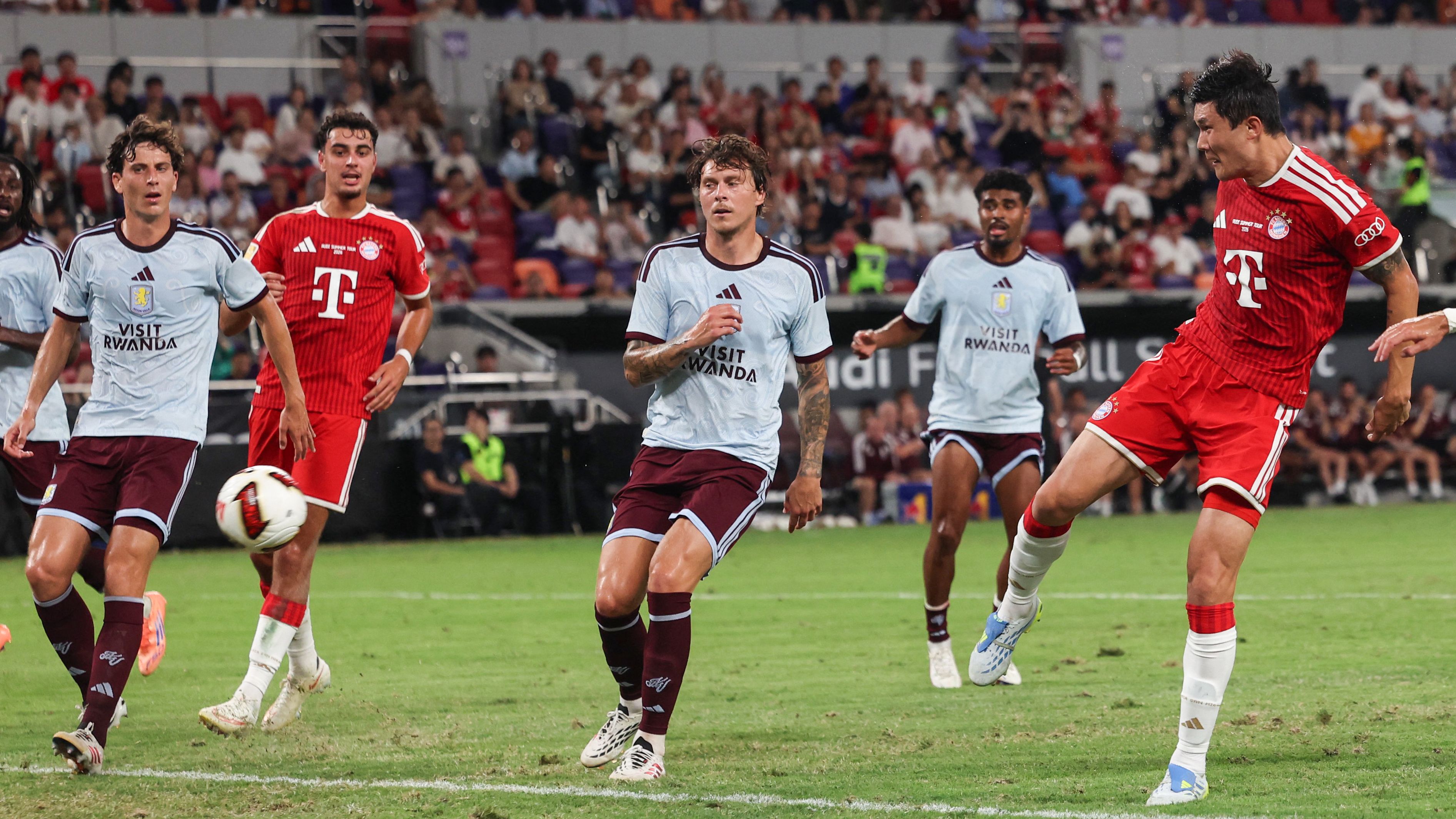 FBL-HKG-ENG-GER-PR-BUNDESLIGA-ASTON VILLA-BAYERN MUNICH