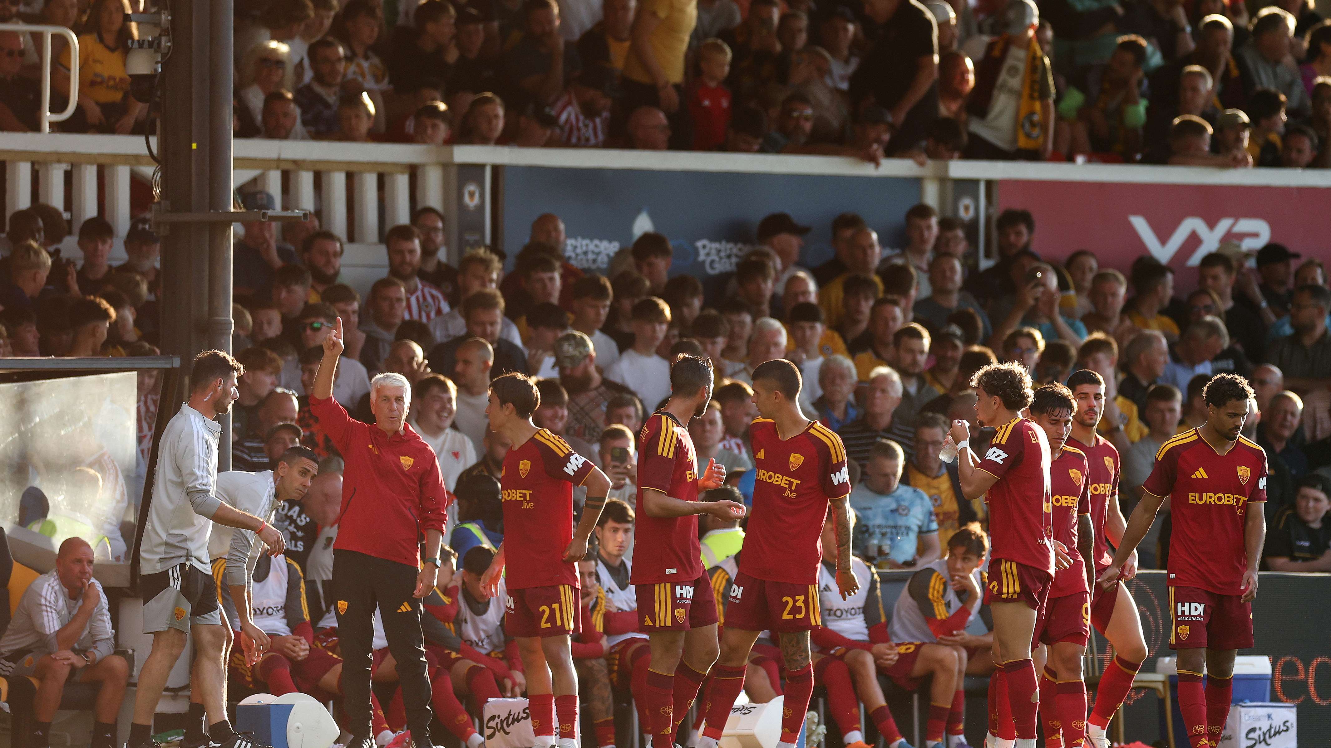 Newport County v AS Roma - Pre-Season Friendly