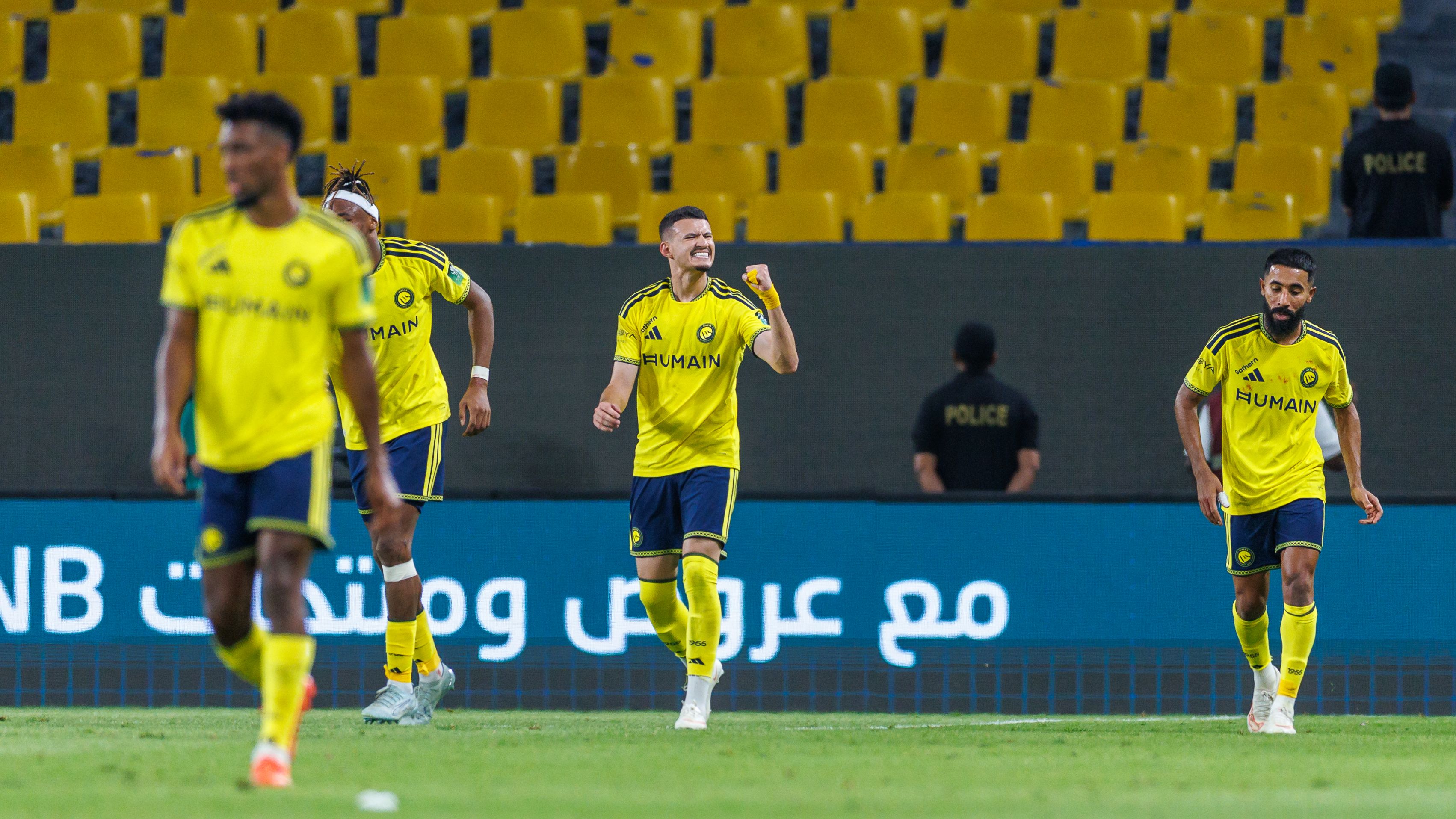 النصر يُذيق الدرعية هزيمة قاسية ويبلغ ثمن نهائي كأس خادم الحرمين