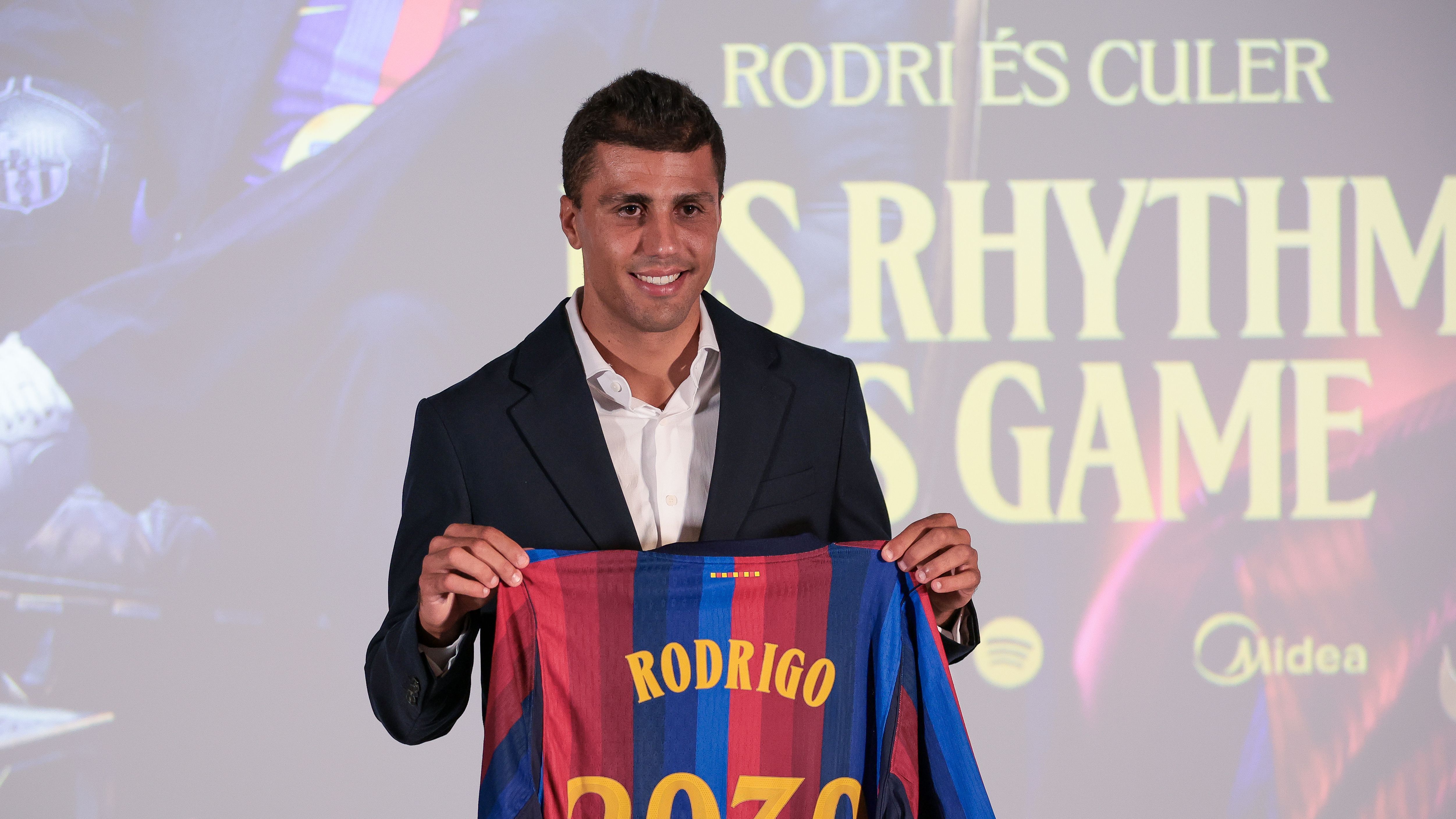 FC Barcelona Unveils New Signing Rodri