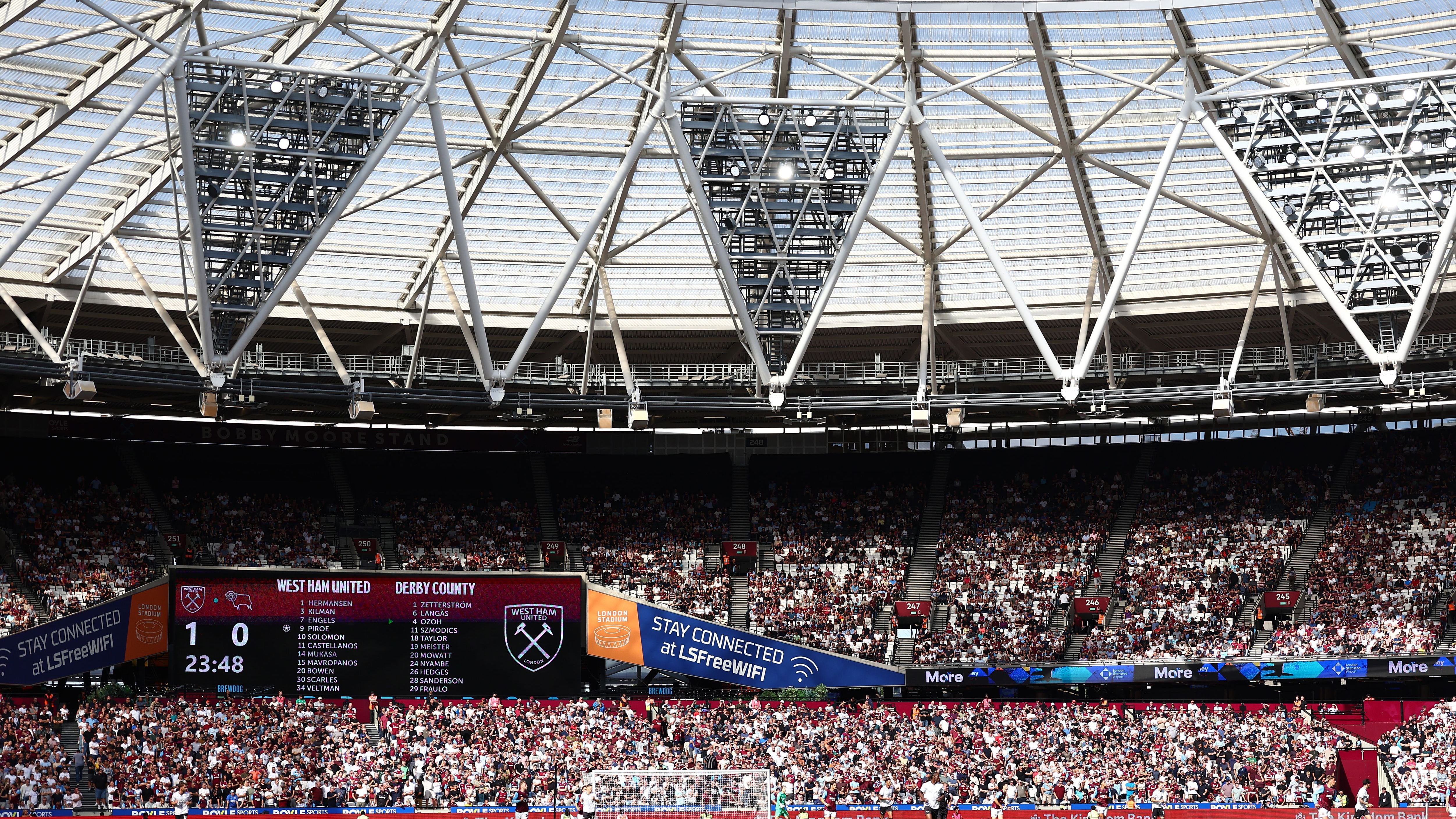 West Ham United v Derby County - Sky Bet Championship 2026/27