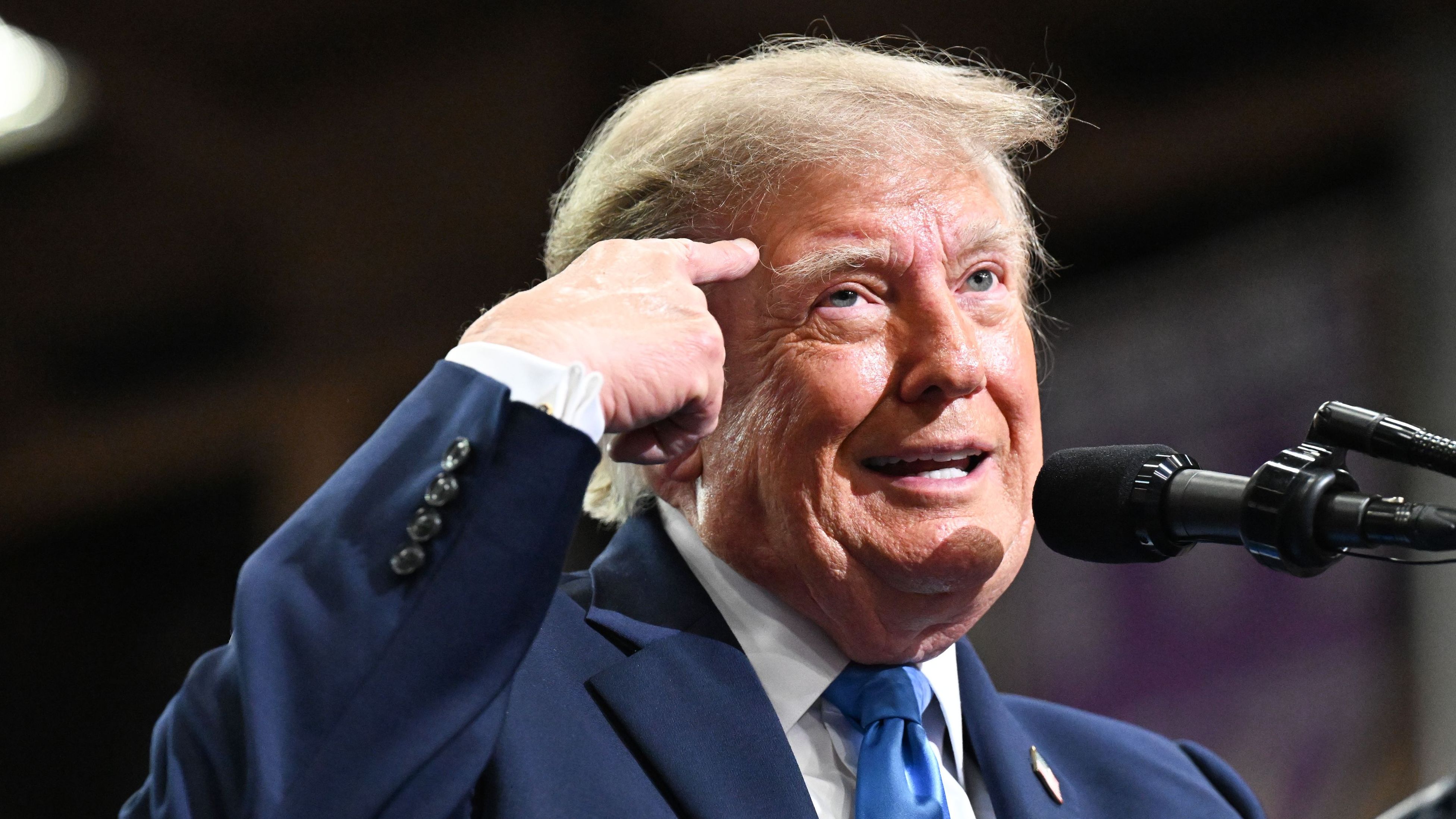 President Trump Attends Rally In Ohio For Republican Midterm Candidates