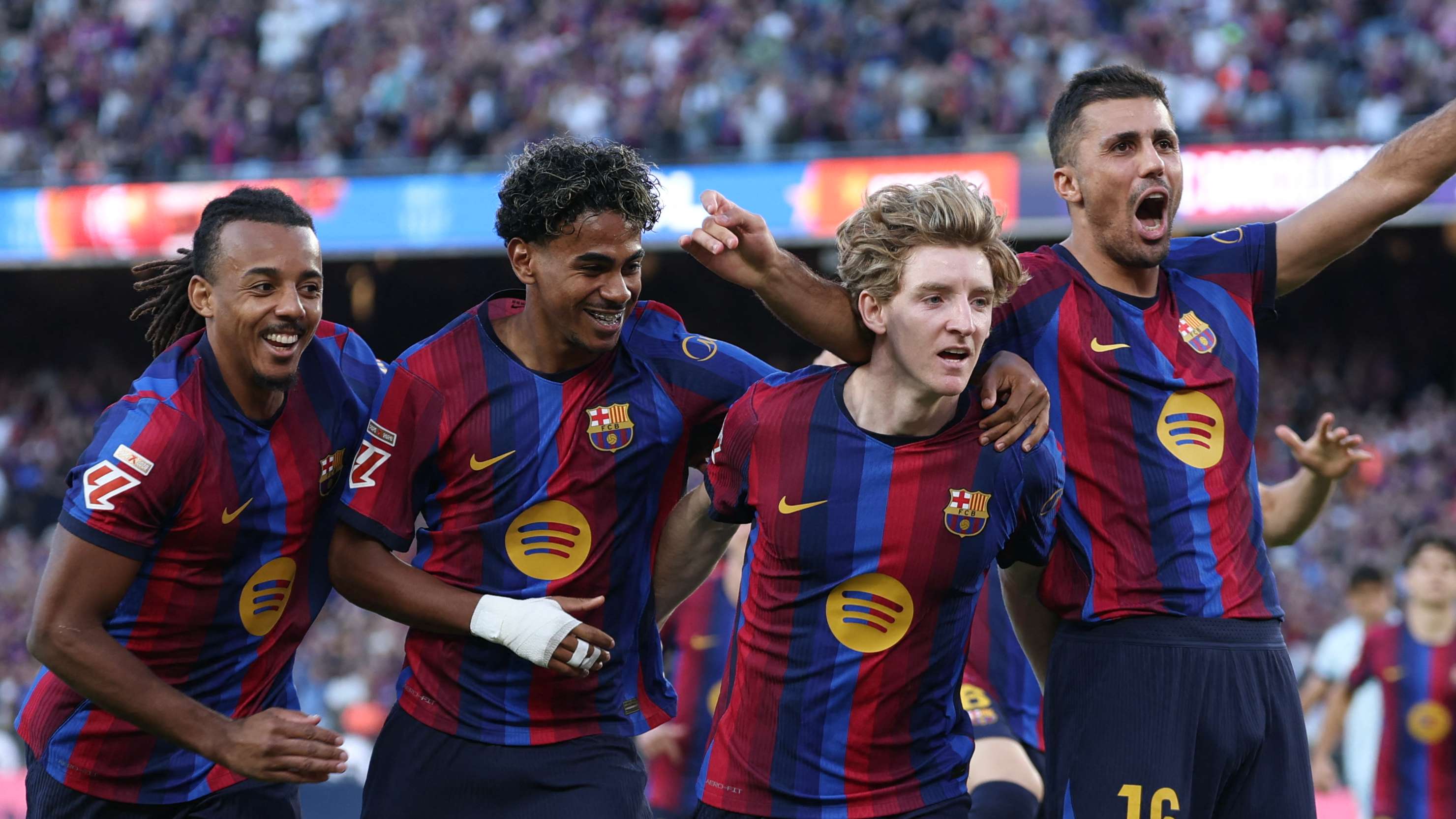 برشلونة ضد خيتافيجوردون يصنع التاريخ في 77 ثانية.. وجيسوس يتوهج برقم مذهلجوردون وجيسوس يخطفان الأنظار.. أرقام استثنائية في كامب نو13:3410 أكتوبر 2026
