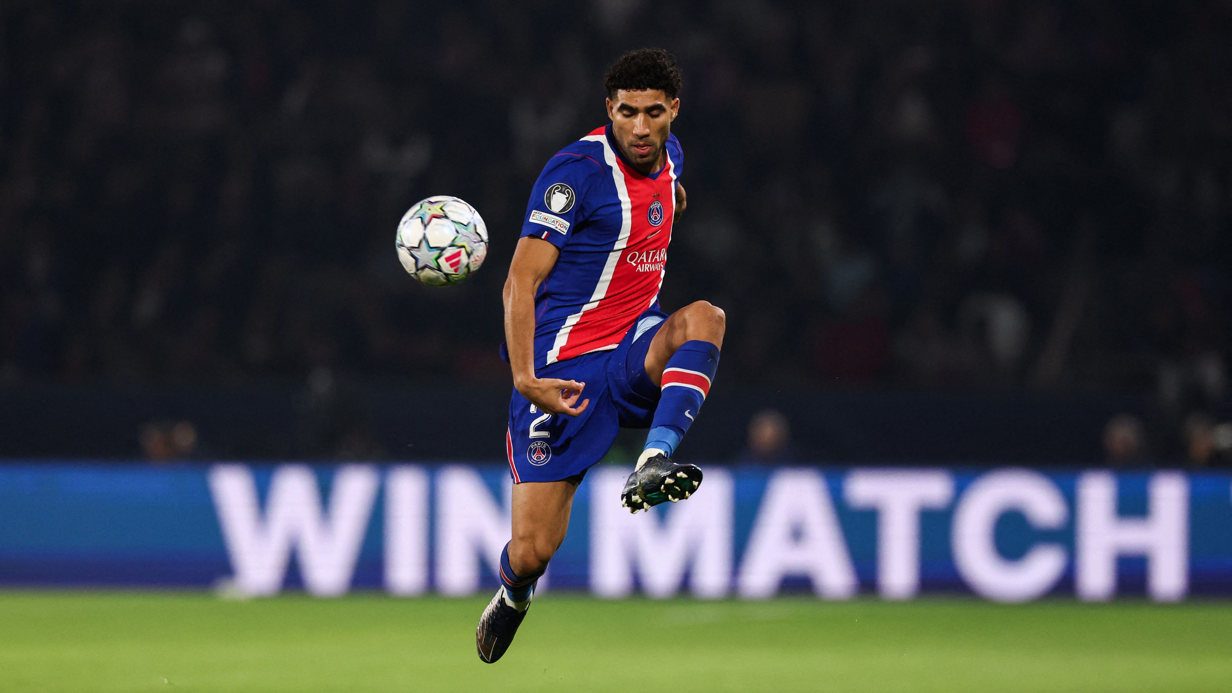 حكيمي: أظهرنا أمام برشلونة أننا أبطال أوروبا