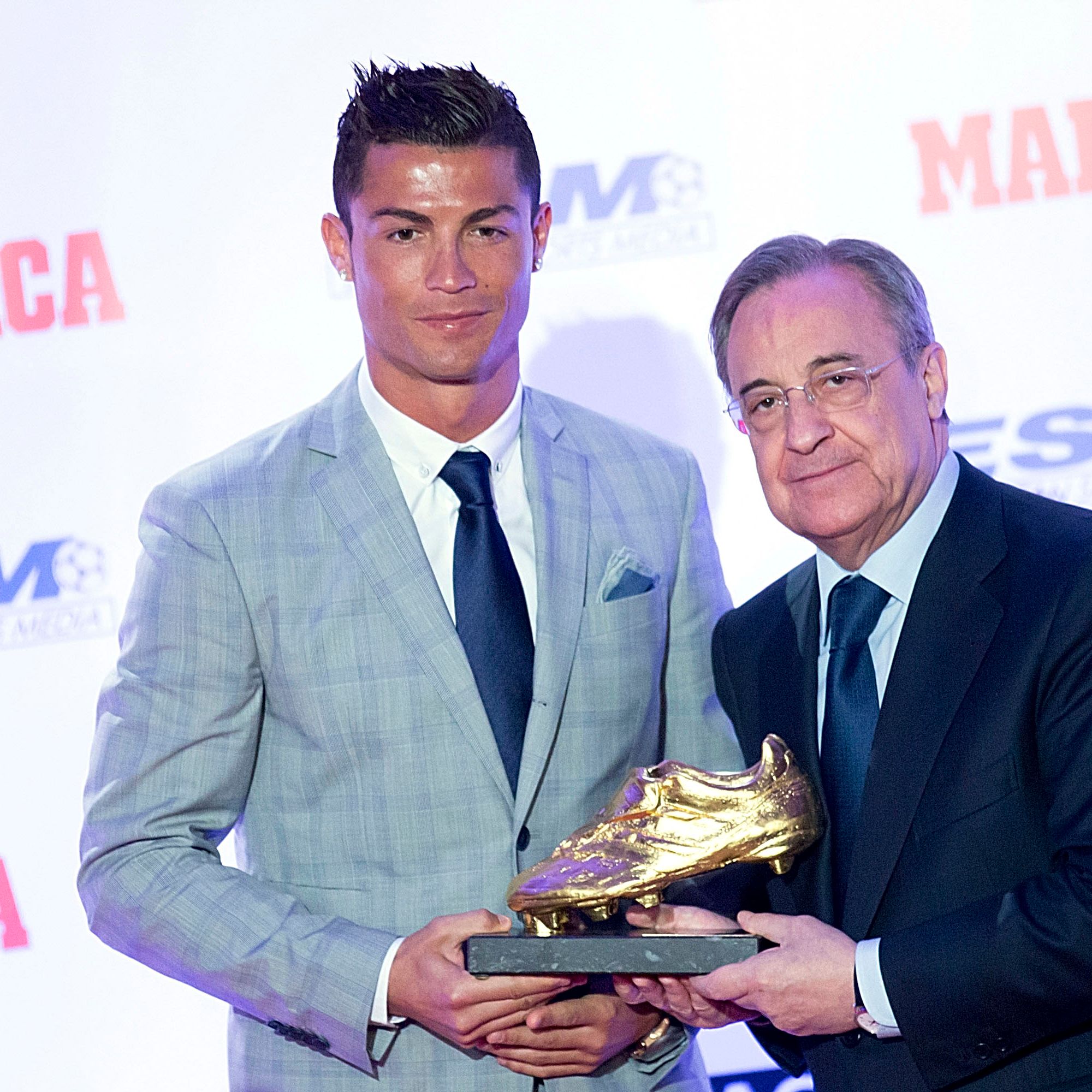 Cristiano Ronaldo Receives His Fourth Golden Boot Award