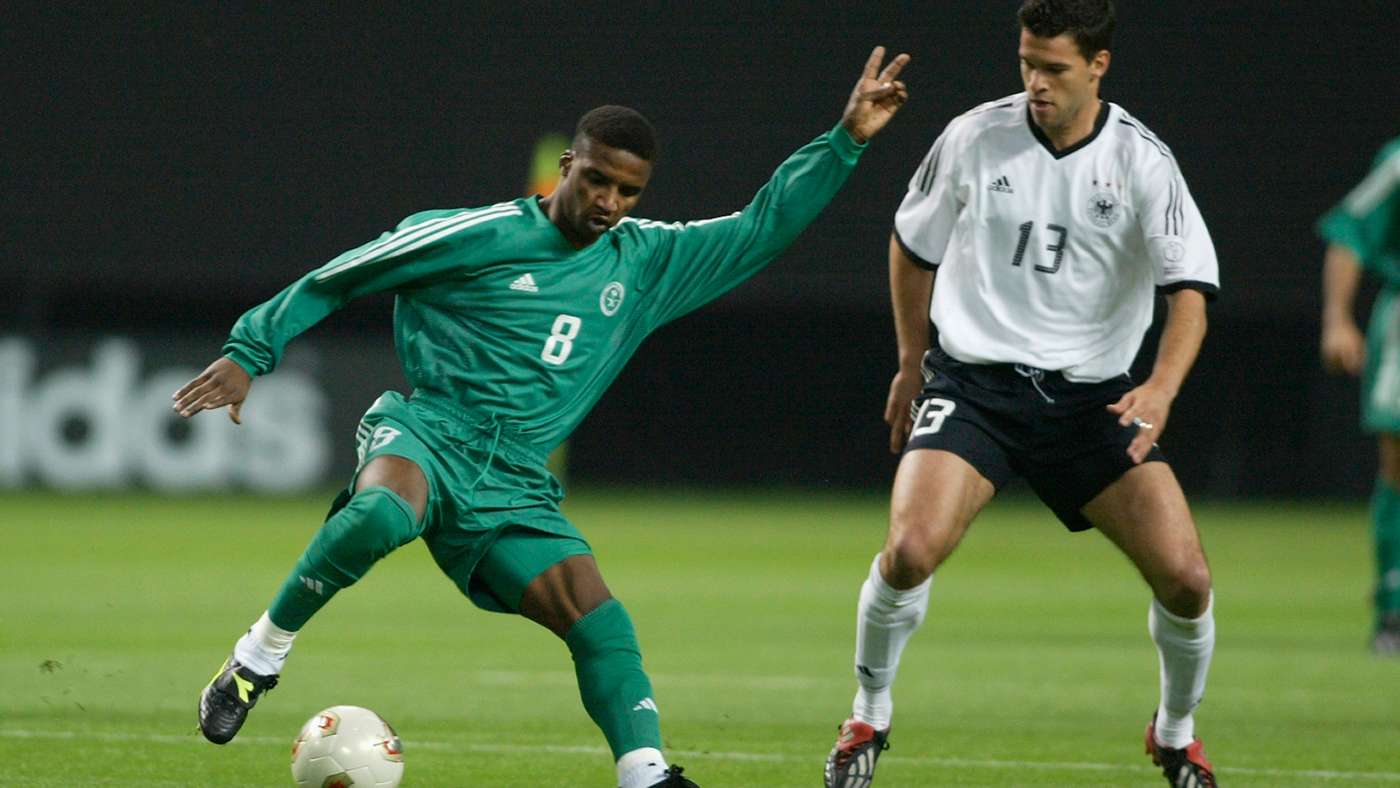 Mohammed Noor and Michael Ballack