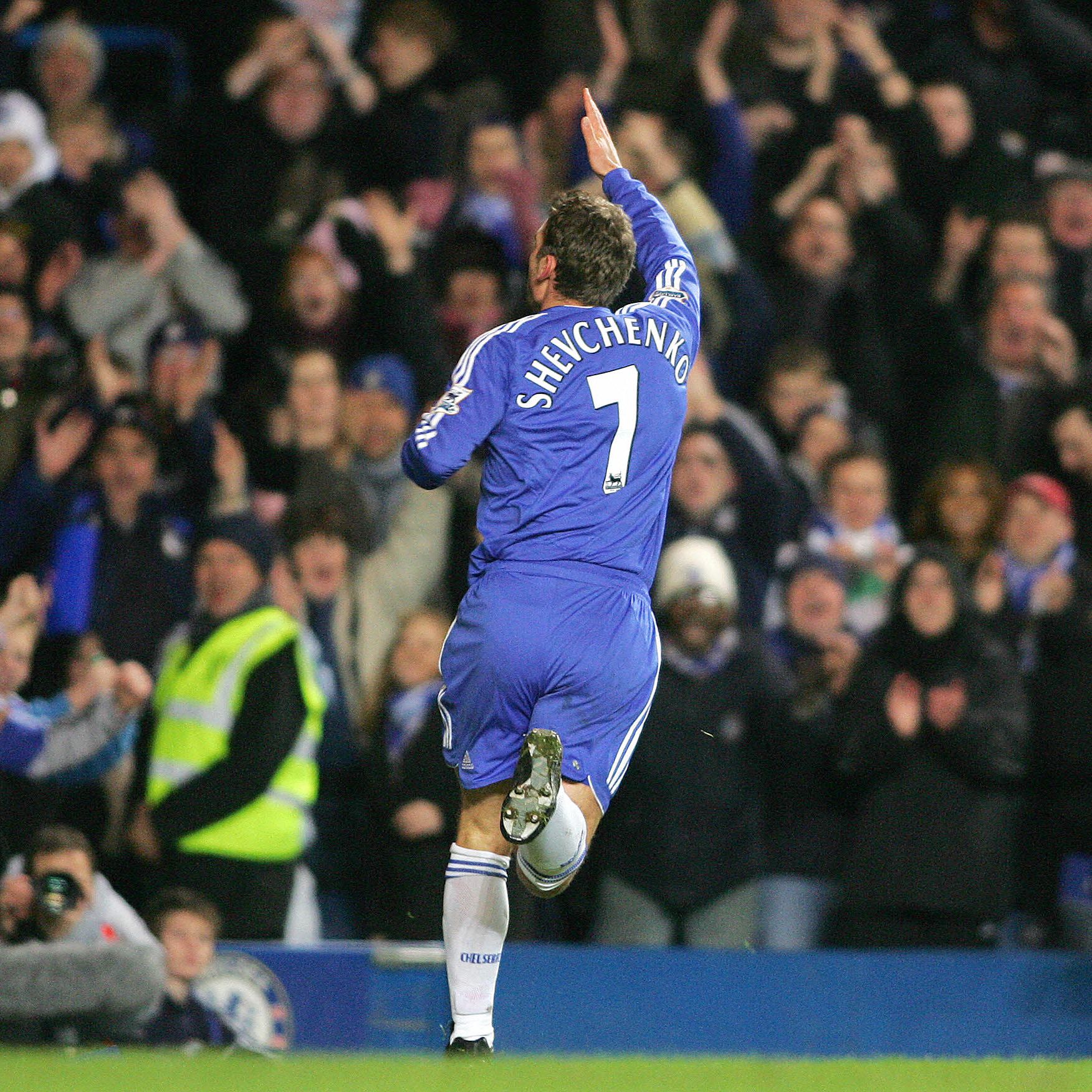 Chelsea's Ukrainian striker Andriy Shevc