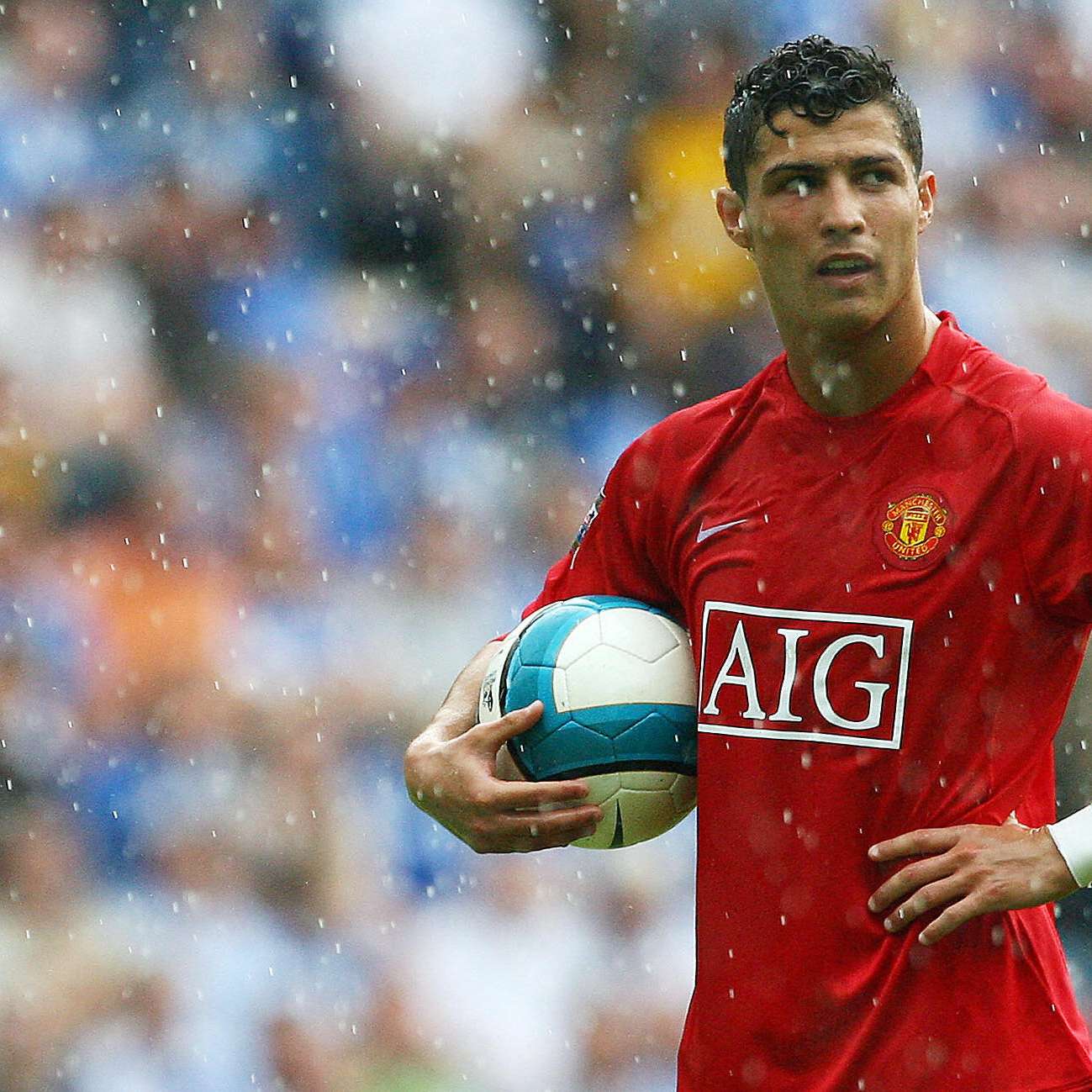Manchester United's Portuguese midfielde