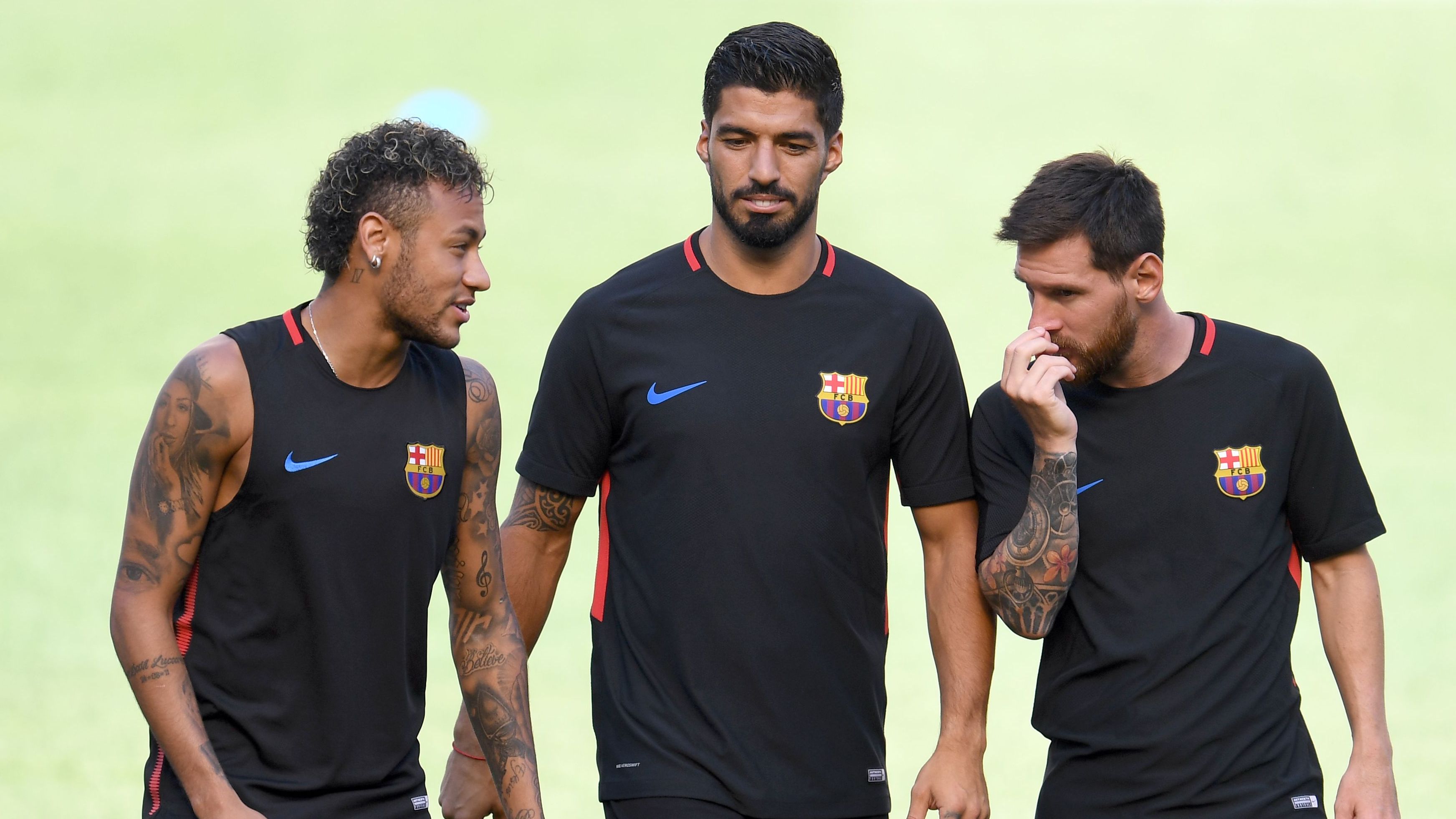 FBL-US-BARCELONA FC-JUVENTUS FC-TRAINING