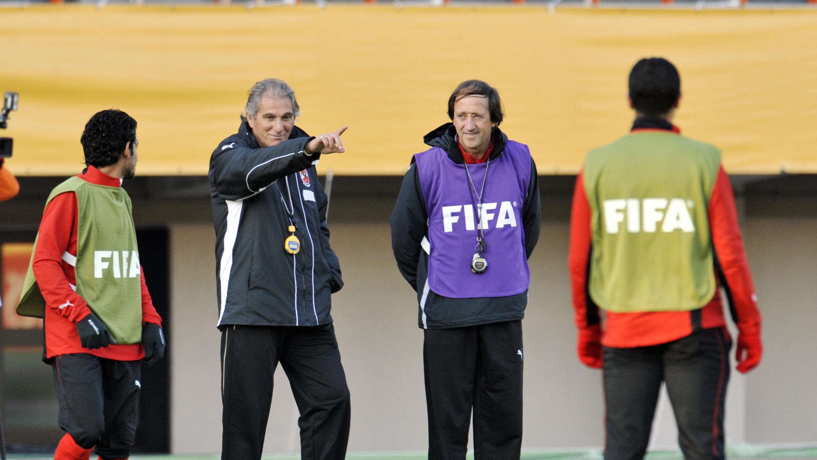 Egyptian Al Ahly football club head coac