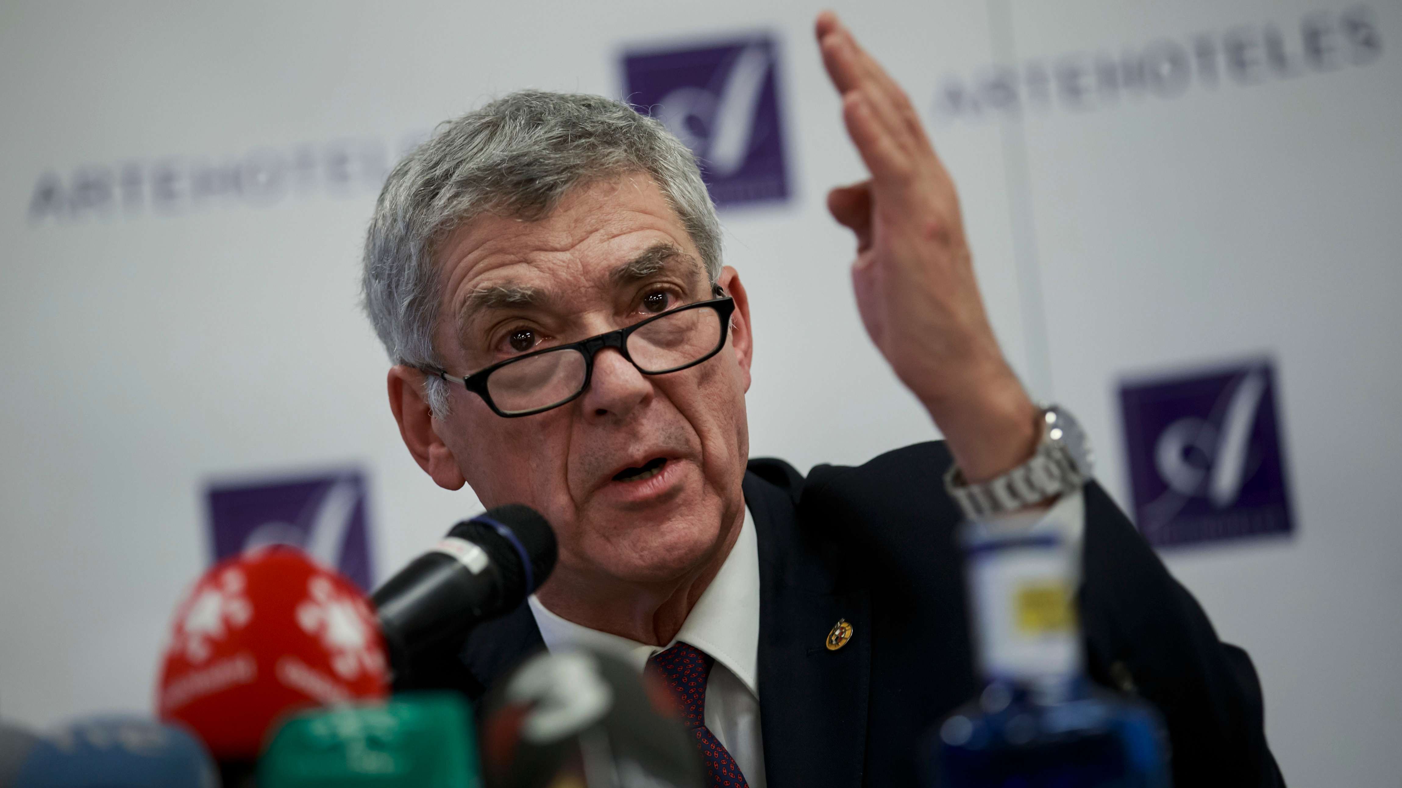 Former Spanish FA President Angel Maria Villar Press Conference
