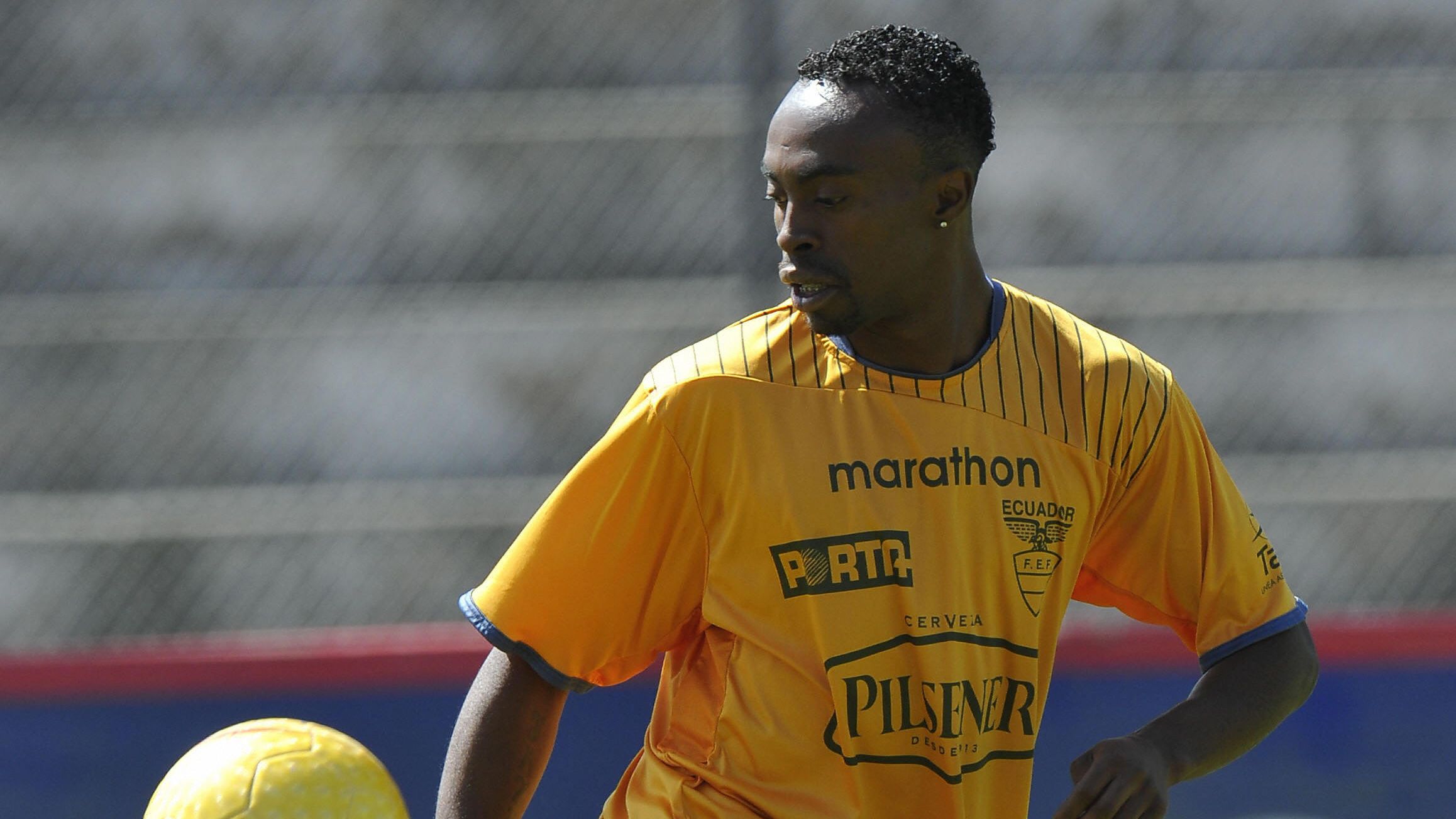 Ecuadorean footballer Christian Lara dur
