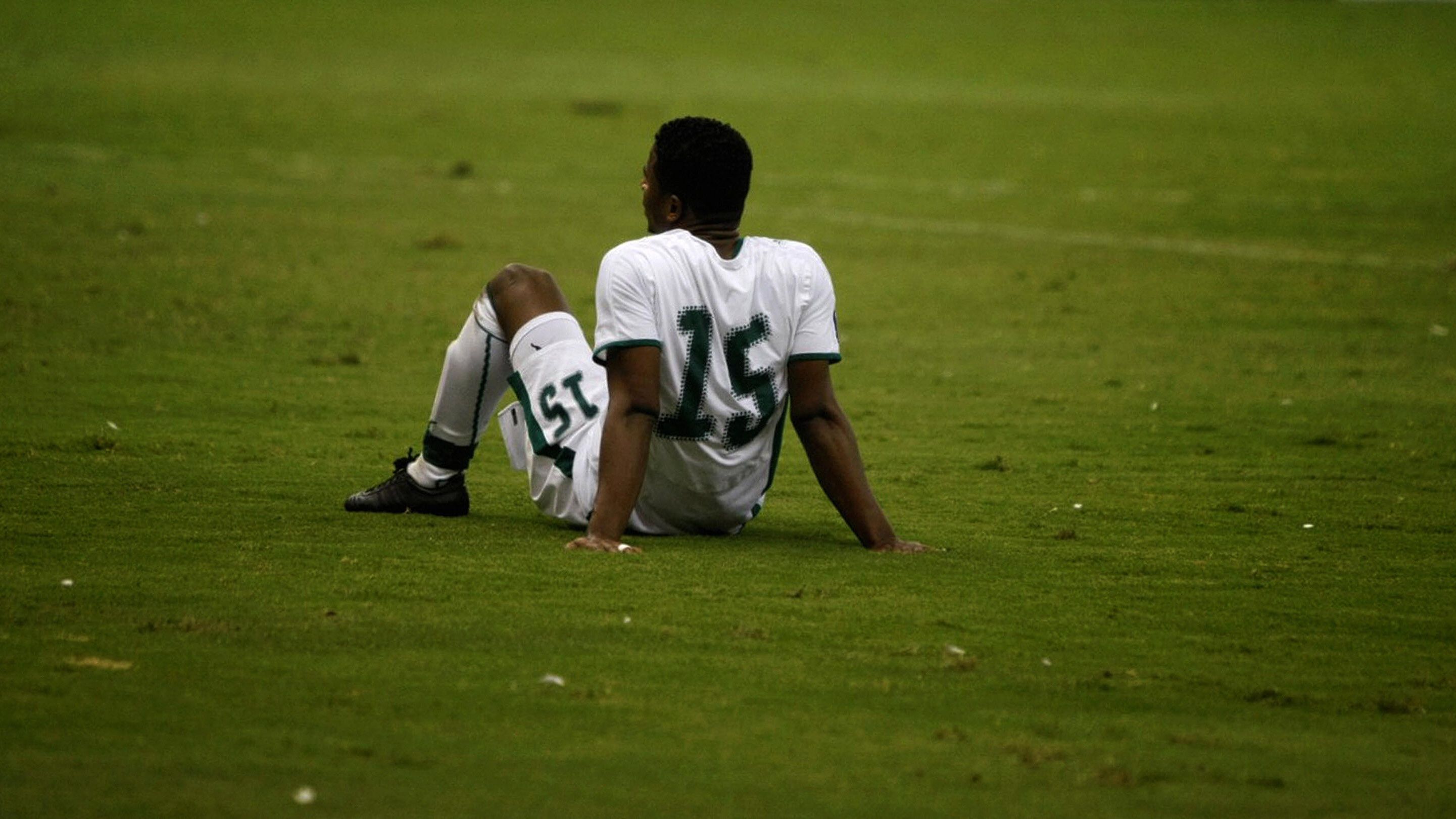 Dejected Saudi player Nasser al-Shamrani
