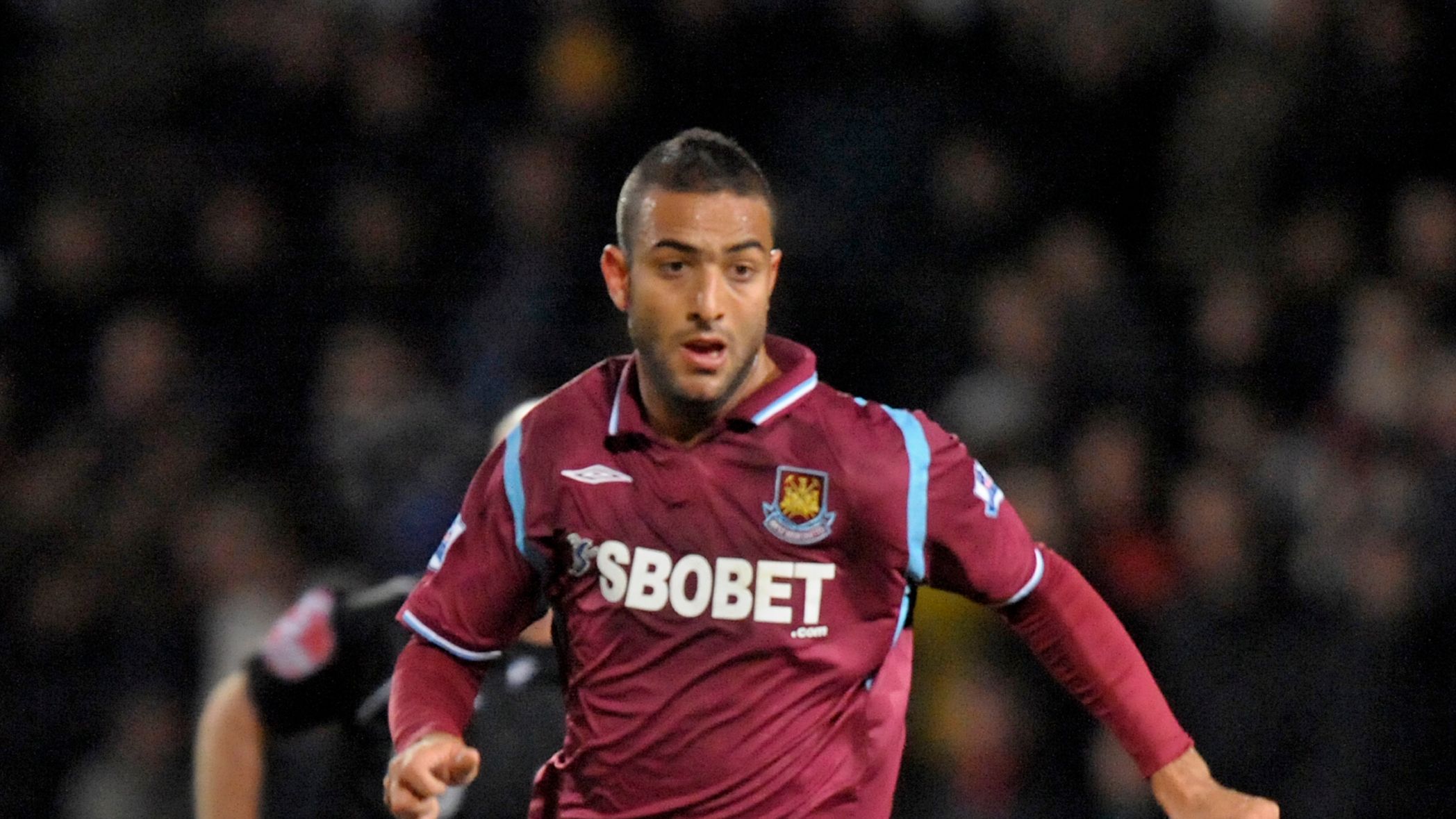 West Ham's Egyptian striker Mido in acti