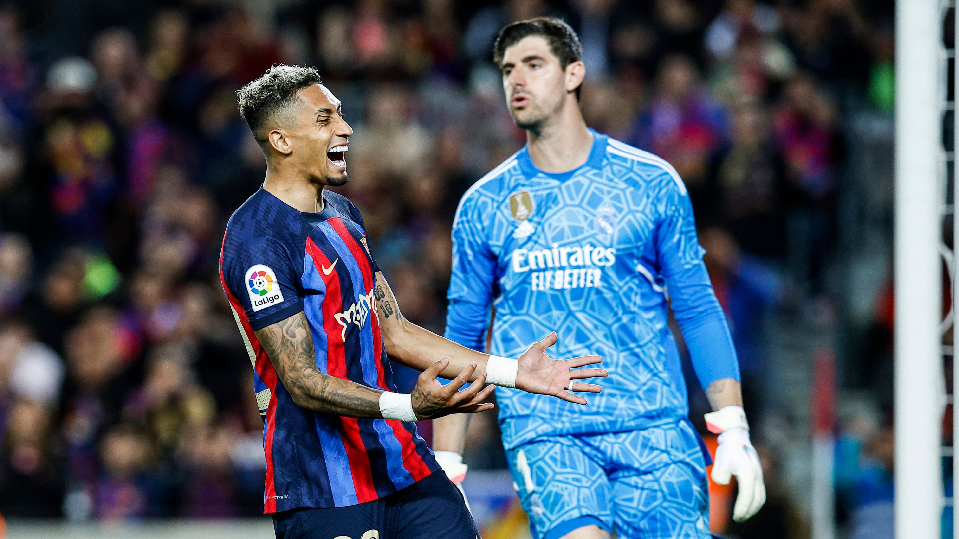 كابوس كورتوا.. رافينيا يُحضّر لضربة جديدة أمام ريال مدريد!