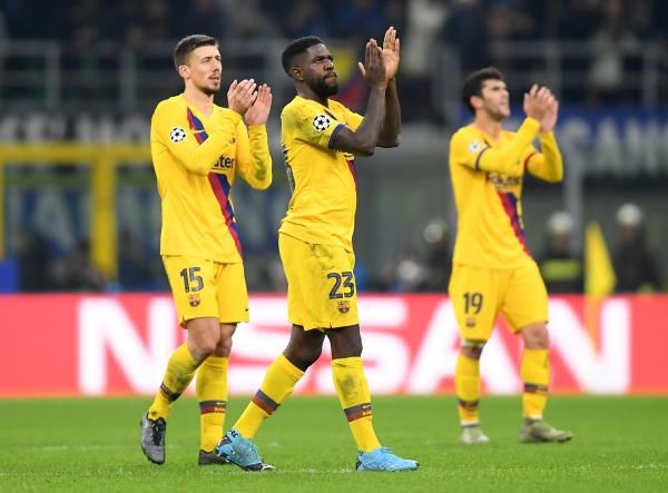 لاعبو برشلونة