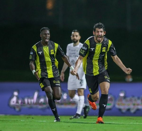 فرحة حجازي بهدف التعادل