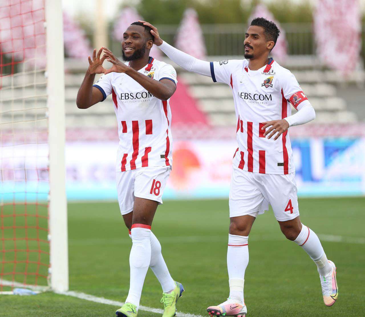 فرحة لاعبي الوحدة