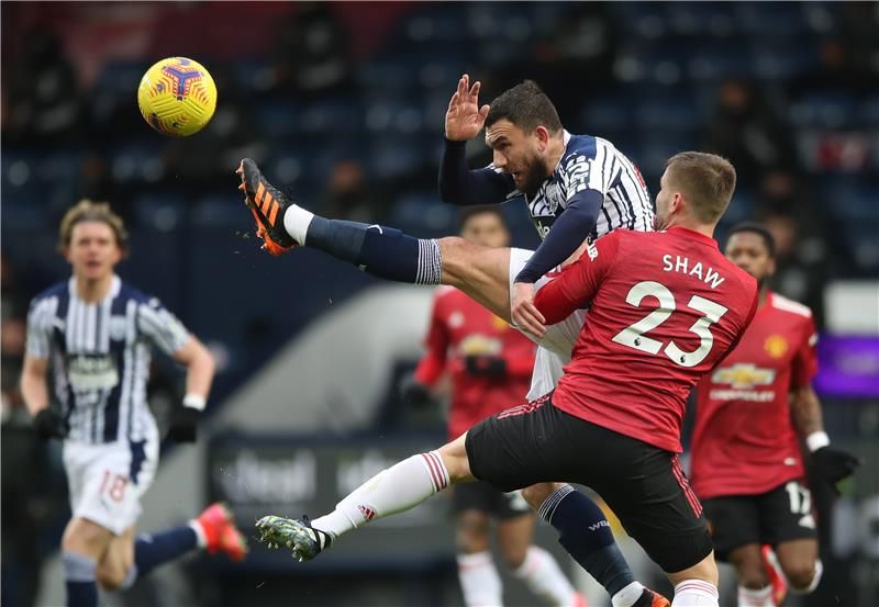 من مباراة اليونايتد ووست بروميتش