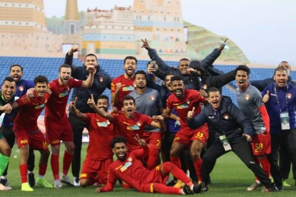 كرشمير ريزتش مع لاعبي ضمك
