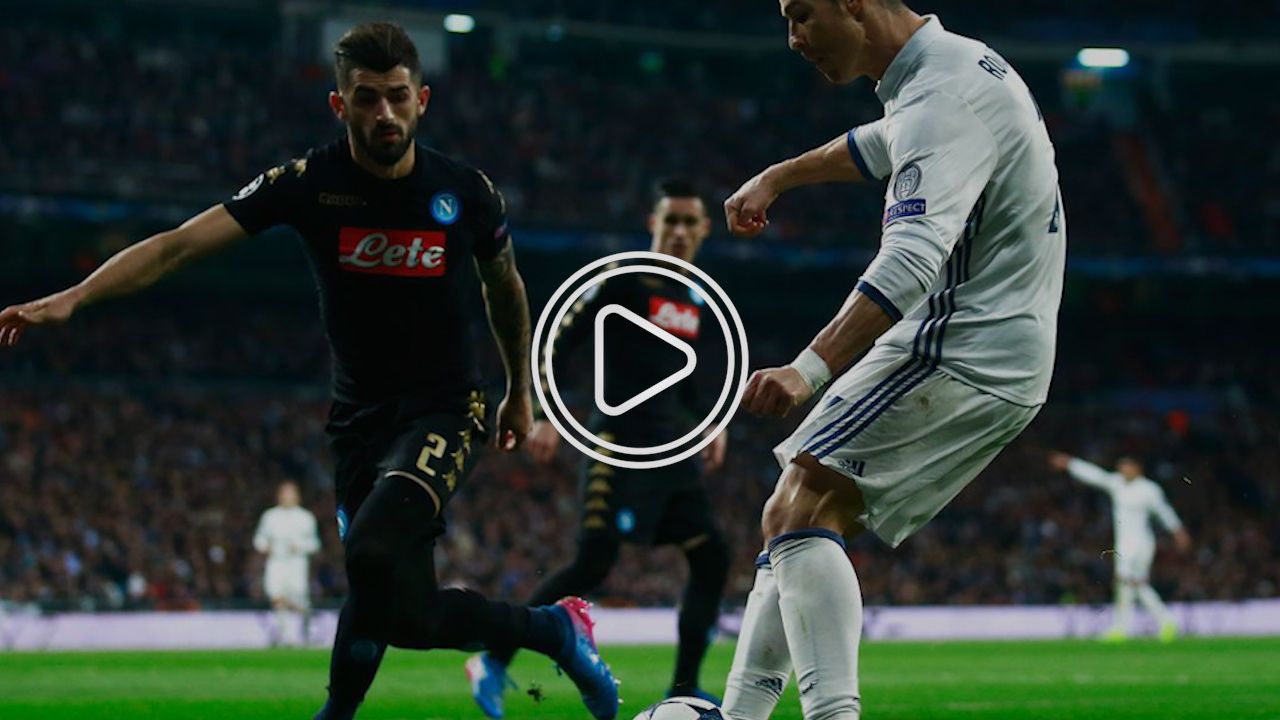 من مباراة سابقة لنابولي أمام ريال مدريد
