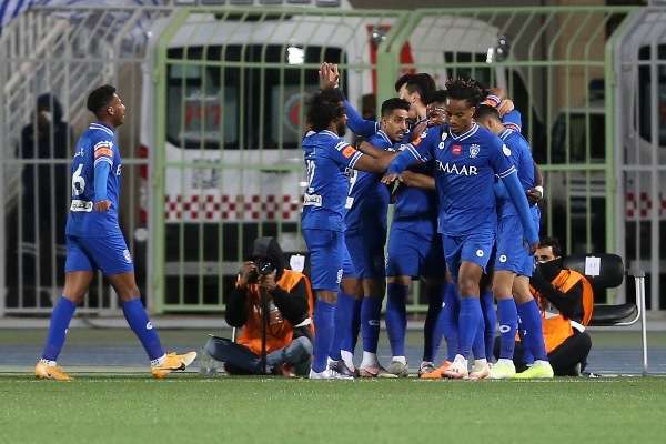 فرحة لاعبي الهلال