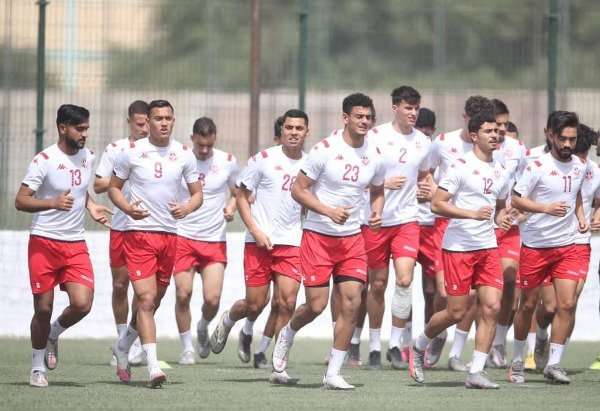 من تدريبات منتخب تونس اليوم
