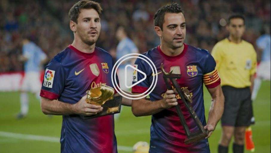 تشافي وميسي