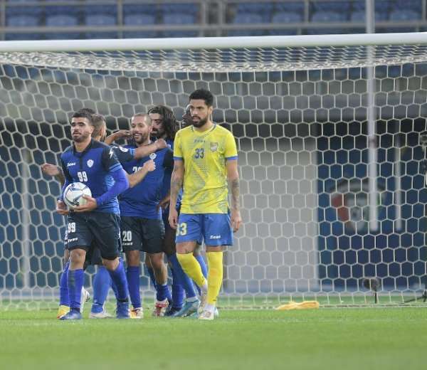 احتفال الشباب بهدف عمر بوحمد 