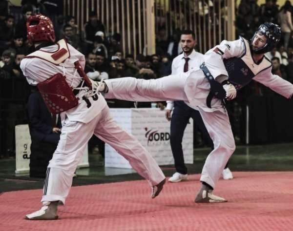 من منافسات التايكوندو الأردنية