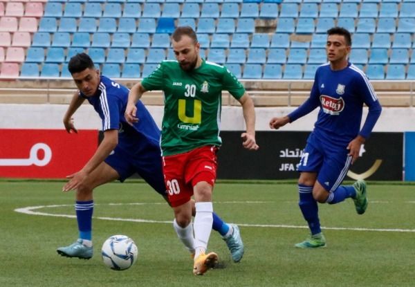 من مباراة الوحدات وسحاب