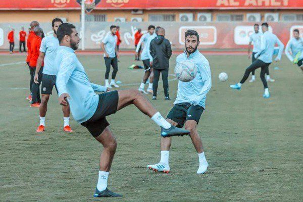 من تدريبات الأهلي 