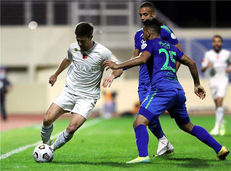 لقطة من المباراة