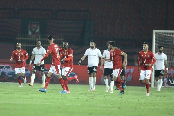 فرحة لاعبي الأهلي 