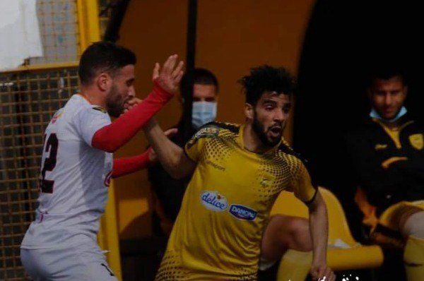 من مباراة البنزرتي والمتلوي