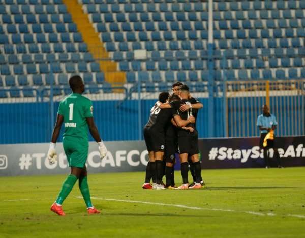 فرحة لاعبي بيراميدز