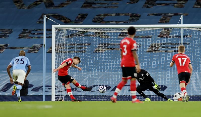 من لقاء مانشستر سيتي وساوثهامبتون