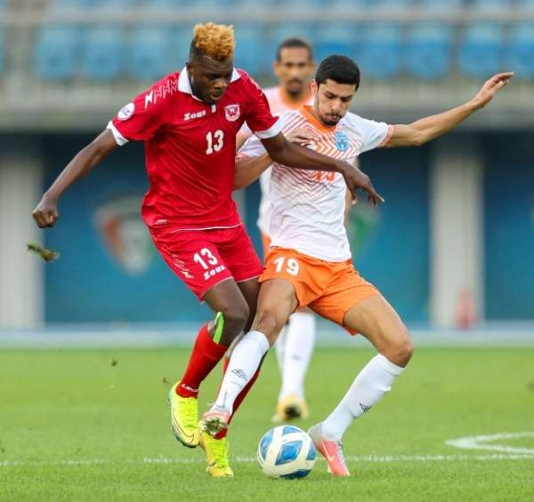 جاكوب خلال مباراة الفحيحيل وكاظمة 