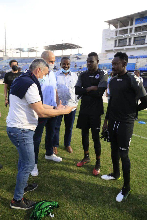 جانب من التدريب