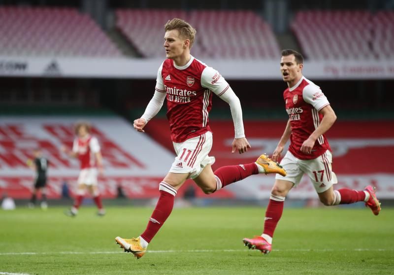 أوديجارد بعد الهدف