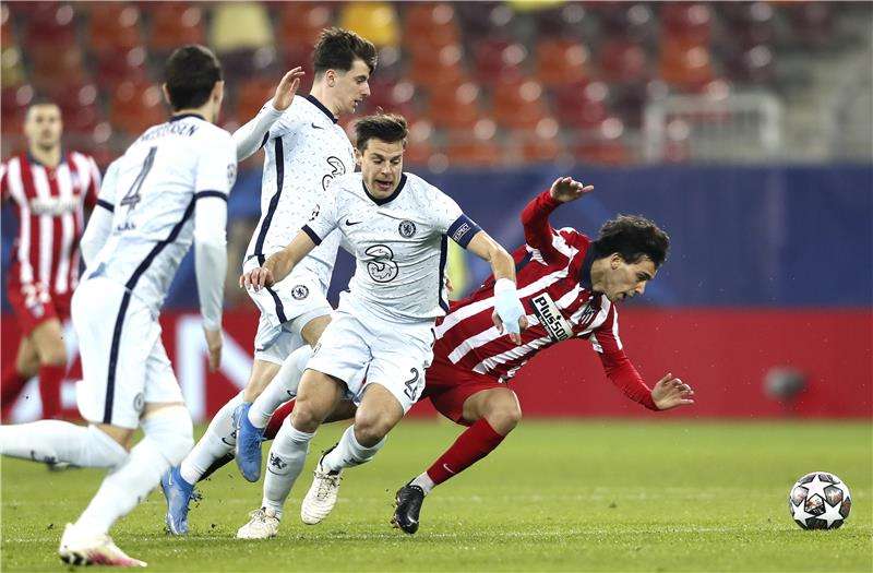 من مواجهة الذهاب بين أتلتيكو مدريد وتشيلسي