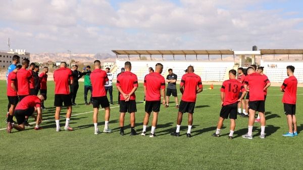 من تدريبات المنتخب الفلسطيني