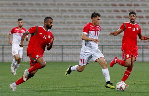 من مباراة الأردن وعُمان