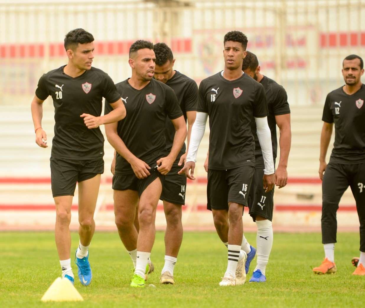 حازم إمام في مران الزمالك اليوم