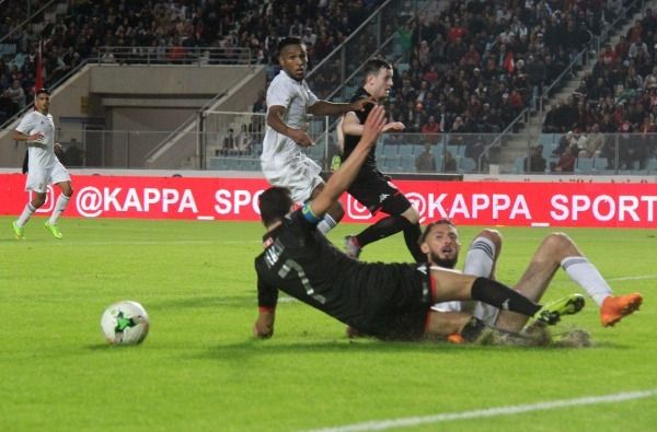 من لقاء الذهاب بين تونس وليبيا