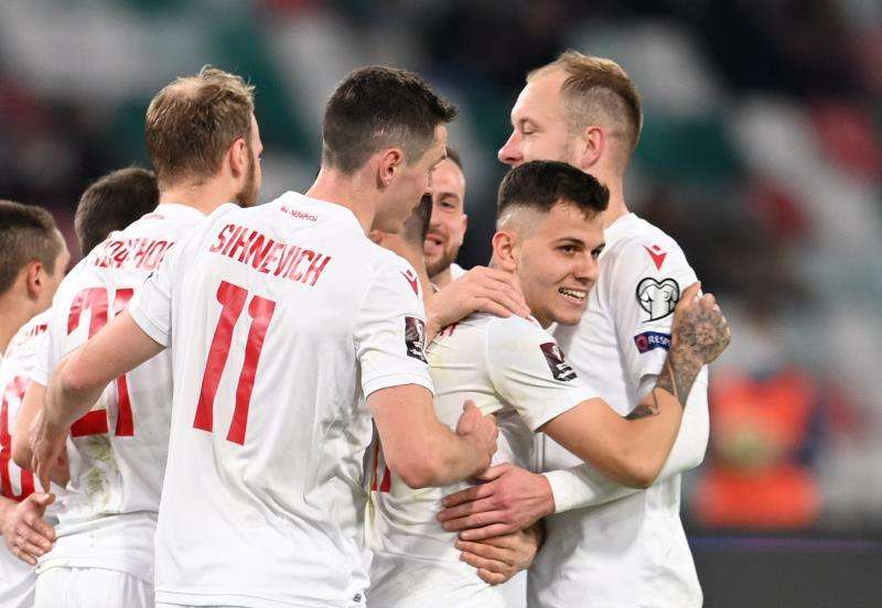 لاعبو منتخب بيلاروسيا