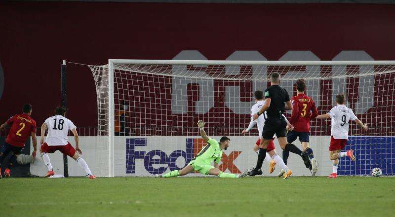 جانب من المباراة