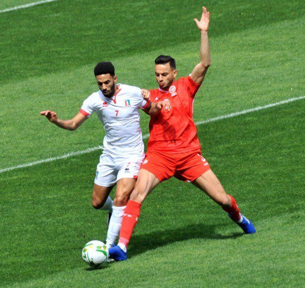منتصر الطالبي في مباراة اليوم 